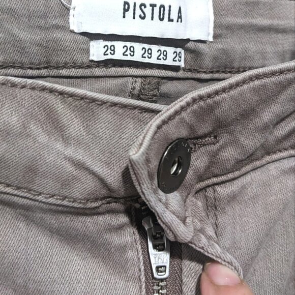 Pistola | Hunter Skinny Cargo Jean in Woodrose - Picture 6 of 12